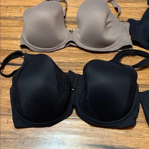Soma Embraceable Perfect Coverage Bra Lot of 4 Black Taupe Plus Size 42DD/42DDD - Picture 5 of 16